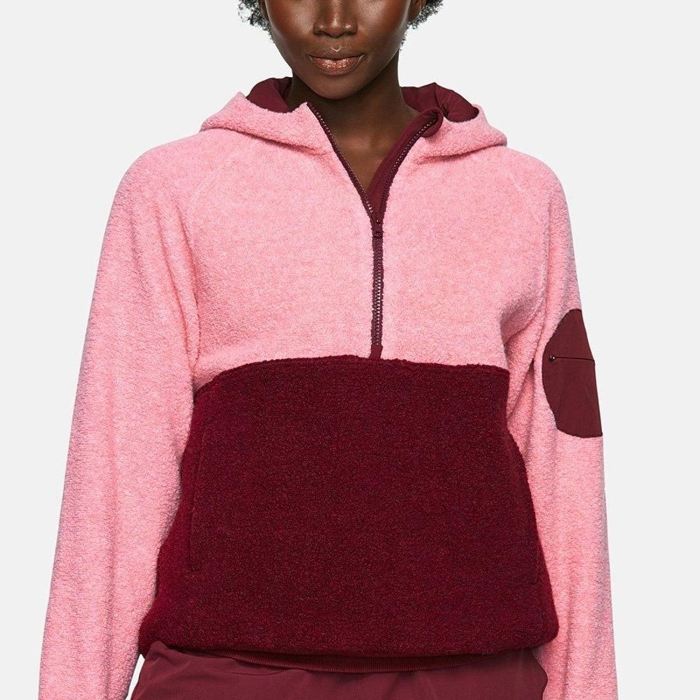 Outdoor Voices Megafleece Half-Zip Hoodie Jacket View 5